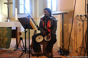 Braulio Fidel in der Kirche von Altkünkendorf